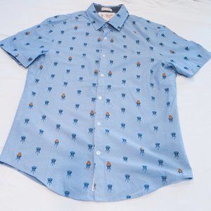 BBQ Button Up